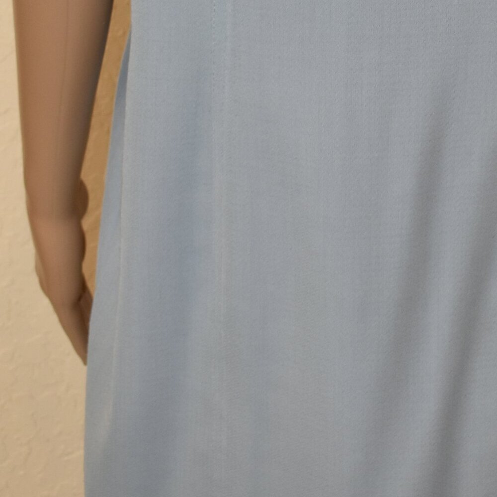 Vintage Lafayette Collection light blue dress US 8 - Picture 8 of 11